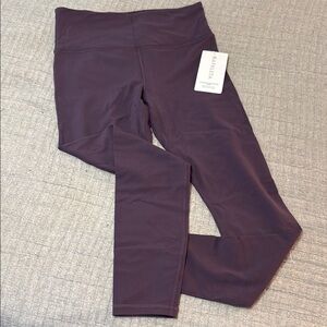 Athleta Purple Leggings Full-Length Stretchy Bottoms